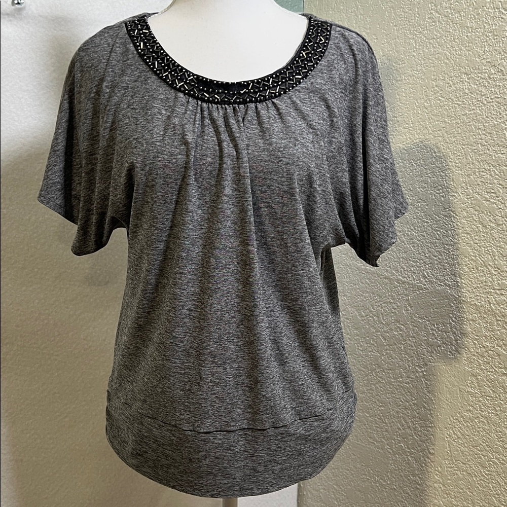 APT. 9 Heather Gray Knit Top